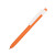 Ручка шариковая RETRO, пластик оранжевый, белый