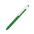 Ручка шариковая RETRO, пластик зеленый, белый