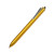 M2, ручка шариковая,  пластик, металл желтый
