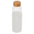 Стеклянная бутылка для воды в силиконовом чехле «Refine» прозрачный, белый, натуральный