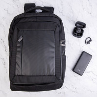 Набор подарочный BLACKANDGO: рюкзак, универсальный аккумулятор, наушники беспроводные