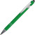 Ручка-стилус металлическая шариковая «Sway» soft-touch зеленый/серебристый