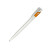 Ручка шариковая KIKI EcoLine SAFE TOUCH, пластик белый, оранжевый