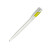 Ручка шариковая KIKI EcoLine SAFE TOUCH, пластик белый, желтый