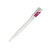 Ручка шариковая KIKI EcoLine SAFE TOUCH, пластик белый, розовый