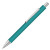 Ручка шариковая металлическая «Pyra» soft-touch с зеркальной гравировкой морская волна