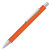 Ручка шариковая металлическая «Pyra» soft-touch с зеркальной гравировкой оранжевый