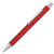 Ручка шариковая металлическая «Pyra» soft-touch с зеркальной гравировкой красный