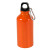 Бутылка для воды с карабином MENTO, 400мл оранжевый