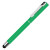 Ручка металлическая стилус-роллер «STRAIGHT SI R TOUCH» зеленый
