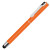 Ручка металлическая стилус-роллер «STRAIGHT SI R TOUCH» оранжевый
