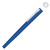 Ручка металлическая роллер «Brush R GUM» soft-touch с зеркальной гравировкой средне-синий