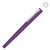 Ручка металлическая роллер «Brush R GUM» soft-touch с зеркальной гравировкой фиолетовый