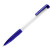 N13, ручка шариковая с грипом, пластик, белый, темно-синий белый, темно-синий