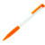 N13, ручка шариковая с грипом, пластик, белый, темно-синий белый, оранжевый