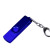 USB 2.0/micro USB/Type-С- флешка на 64 Гб 3-в-1 с поворотным механизмом синий