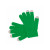 Перчатки  сенсорные ACTIUM, чёрный, акрил 100% зеленый