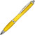 Ручка пластиковая шариковая «Nash» желтый/серебристый
