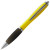 Ручка пластиковая шариковая «Nash» желтый/черный/серебристый