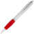 Ручка пластиковая шариковая «Nash» серебристый/красный