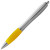 Ручка пластиковая шариковая «Nash» серебристый/желтый