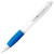 Ручка пластиковая шариковая «Nash» белый/аква/серебристый
