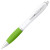 Ручка пластиковая шариковая «Nash» белый/лайм/серебристый