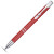 Ручка металлическая шариковая «Moneta» красный/серебристый