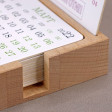 Настольный календарь на деревянной подставке MiNiMo