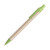 Ручка шариковая DESOK, синий, переработанный картон, пшеничная солома, ABS пластик, 13,7 см зеленый