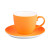 Чайная пара TENDER с прорезиненным покрытием оранжевый