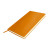 Бизнес-блокнот SMARTI, A5, белый, мягкая обложка, в клетку оранжевый