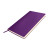 Бизнес-блокнот SMARTI, A5, темно-серый, мягкая обложка, в клетку фиолетовый