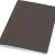 Блокнот A5 «Fabia» с переплетом из рубленой бумаги коричневый