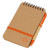 Блокнот «Masai» с шариковой ручкой бежевый, оранжевый
