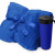 Подарочный набор «Dreamy hygge» с пледом и термокружкой плед- синий, термокружка- синий/черный