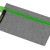 Пенал «Holder» из переработанного полиэстера RPET  серый/зеленый
