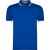Рубашка поло «Montreal» мужская королевский синий/белый