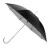 Зонт-трость «Майорка» черный/серебристый