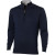 Пуловер "Set" с молнией, мужской темно-синий/серый меланж