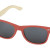 Солнцезащитные очки «Sun Ray» с бамбуковой оправой красный
