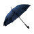 Зонт-трость ANTI WIND, пластиковая ручка, полуавтомат темно-синий