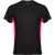 Спортивная футболка «Tokyo» мужская черный/яркая фуксия