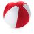 Пляжный мяч «Palma» красный/белый