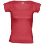 Футболка женская Melrose 150 с глубоким вырезом, ярко-розовая (фуксия) красный