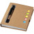 Набор стикеров «Reveal» с ручкой и блокнотом А7 светло-коричневый