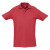 Рубашка поло мужская Spring 210, серый меланж красный