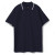 Рубашка поло мужская с контрастной отделкой Practice 270, белый/темно-синий белый, синий, темно-синий