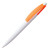 Ручка шариковая Bento, белая с красным белый, оранжевый