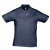 Рубашка поло мужская Prescott Men 170, белая синий, кобальт
